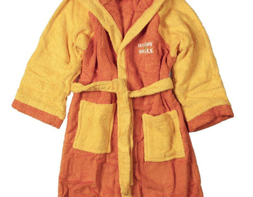 ΜΠΟΥΡΝΟΥΖΙ HAPPY SMILE kids Cotton 100% Orange Size 16