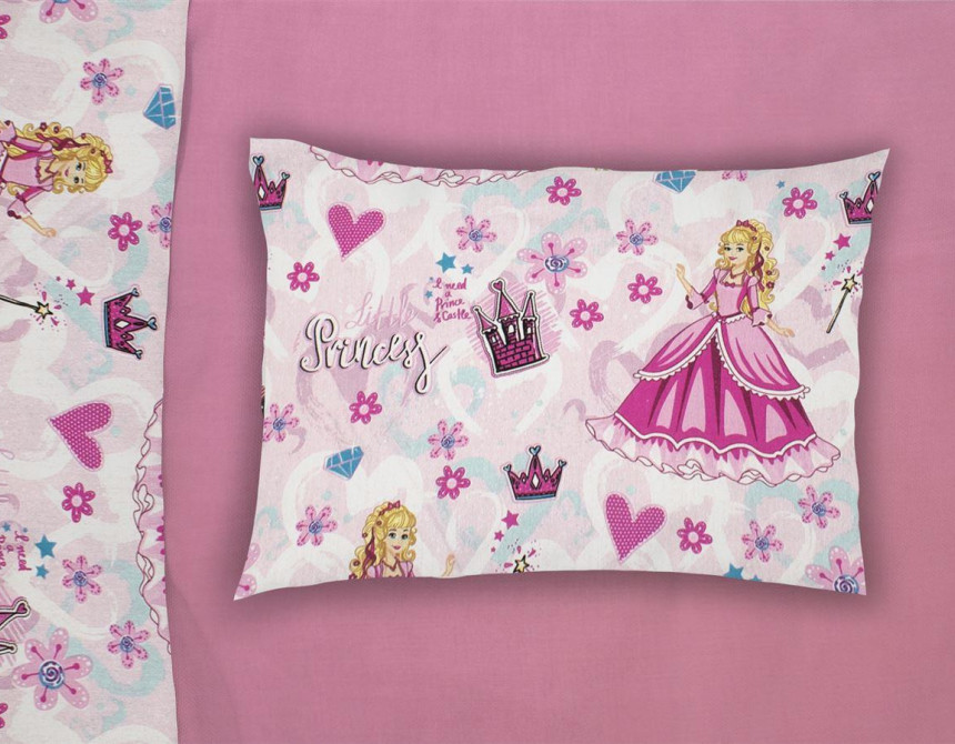 ΜΑΞΙΛΑΡΟΘΗΚΗ ΕΜΠΡΙΜΕ bebe Princess 390 35X45 Pink 70/30 Cott/Pol