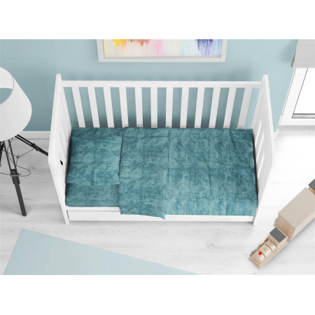 ΠΑΠΛΩΜΑ bebe Premium Shadow 616 120X160 Petrol 100% Cotton