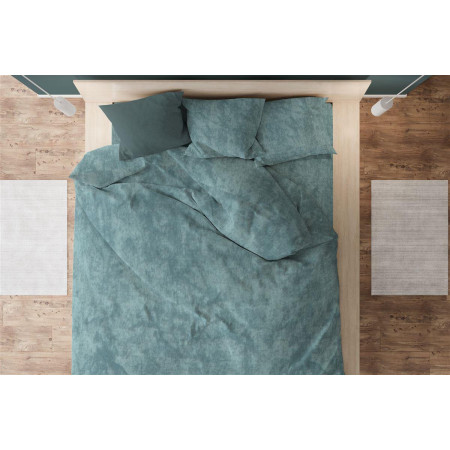 ΠΑΠΛΩΜΑΤΟΘΗΚΗ Premium Shadow 616 220X240 Petrol 100% Cotton