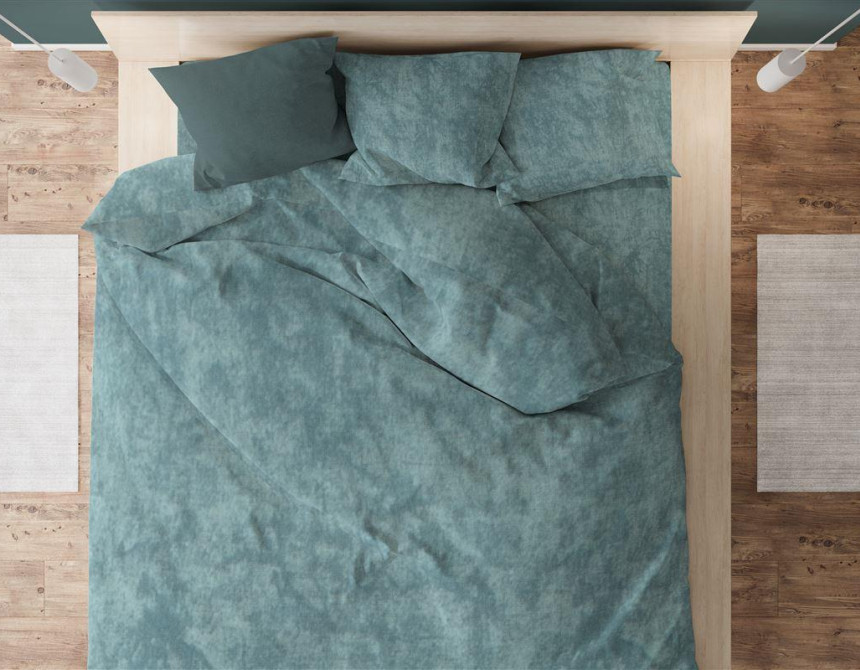 ΠΑΠΛΩΜΑΤΟΘΗΚΗ Premium Shadow 616 220X240 Petrol 100% Cotton