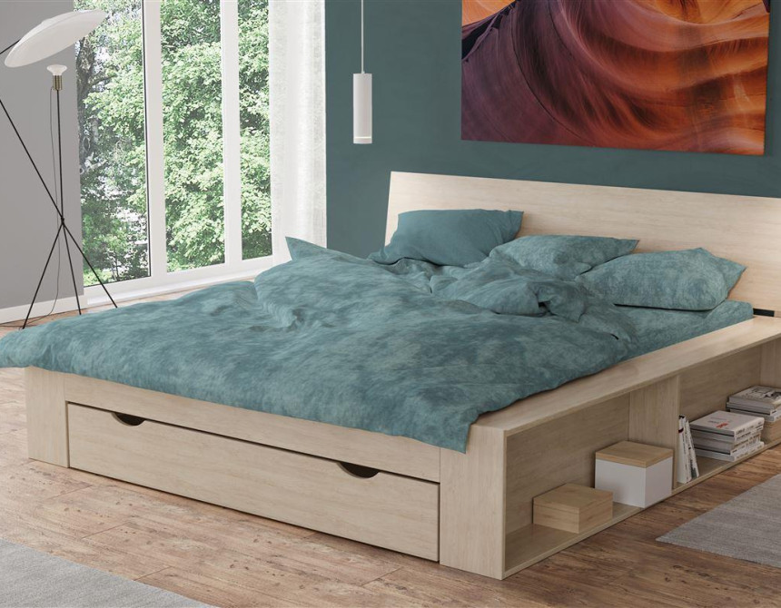 ΣΕΝΤΟΝΙΑ Σετ 4 τεμ Premium Shadow 616 220X240 Petrol 100% Cotton