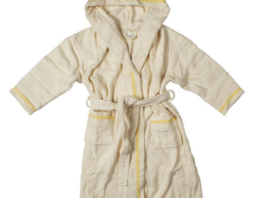 ΜΠΟΥΡΝΟΥΖΙ kids Εκρού με φάσα 450gsm 100% Cotton Ecru Size 04