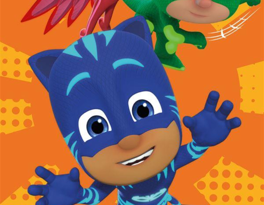 ΠΕΤΣΕΤΑ ΘΑΛΑΣΣΗΣ ΒΕΛΟΥΤΕ DISNEY PJ Masks 30 70X140 Digital Print 100% Cotton