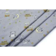 ΠΑΝΑ ΧΑΣΕ bebe Sweet Dreams 552 80X80 Grey 100% Cotton