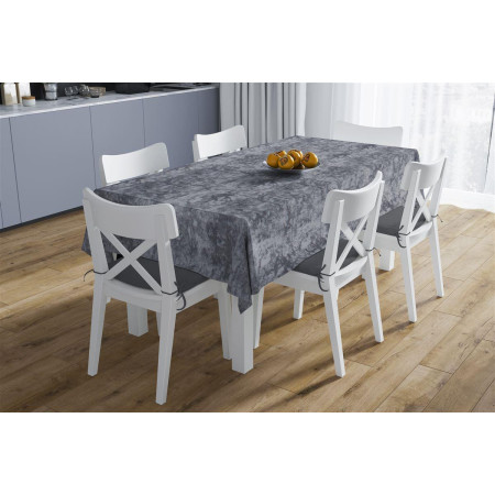 ΑΛΕΚΙΑΣΤΟ ΣΕΤ 2 τεμ (ΤΡΑΠ/ΛΟ 140X140 & ΤΡΑΒΕΡΣΑ 40X140) Panama Shadow Dark Grey 70/30 Cott/Pol