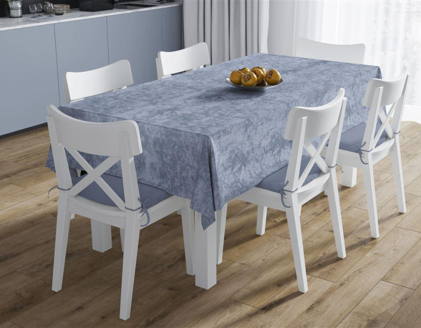 ΑΛΕΚΙΑΣΤΟ ΣΕΤ 2 τεμ (ΤΡΑΠ/ΛΟ 140X140 & ΤΡΑΒΕΡΣΑ 40X140) Panama Shadow Sky Blue 70/30 Cott/Pol