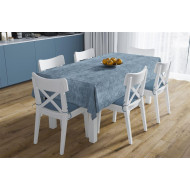 ΑΛΕΚΙΑΣΤΟ ΣΕΤ 2 τεμ (ΤΡΑΠ/ΛΟ 140X220 & ΤΡΑΒΕΡΣΑ 40X220) Panama Shadow Petrol 70/30 Cott/Pol