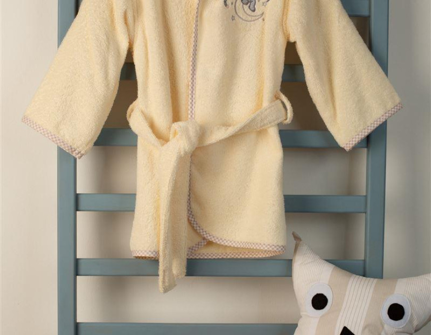 ΜΠΟΥΡΝΟΥΖΙ Με Κέντημα bebe Dreaming Elephant 169 SIZE:04 Εκρού 100% Cotton
