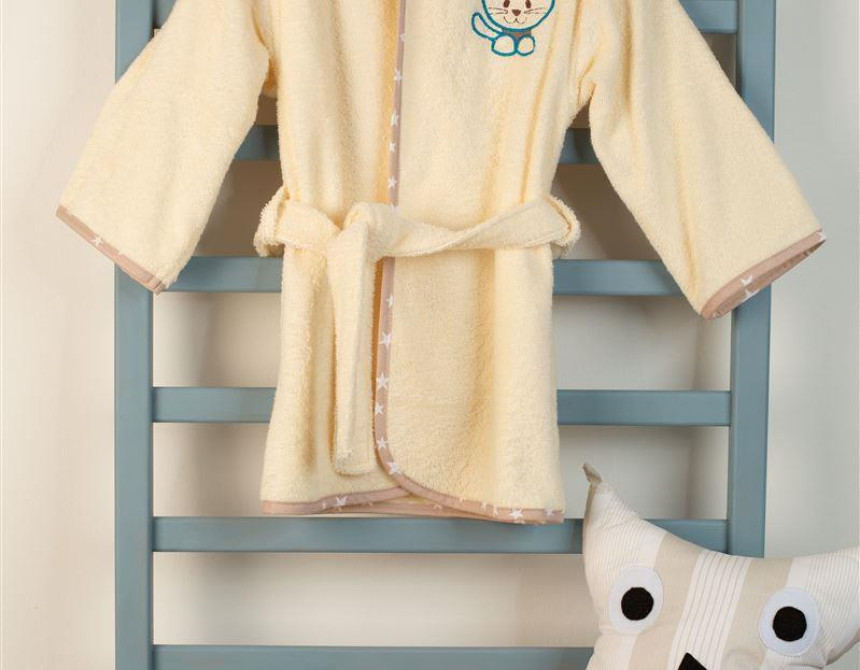 ΜΠΟΥΡΝΟΥΖΙ Με Κέντημα bebe Kitty 138 SIZE:02 Εκρού 100% Cotton
