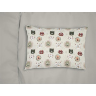 ΜΑΞΙΛΑΡΟΘΗΚΗ ΕΜΠΡΙΜΕ kids Big Cats 27 50X70 Light Olive 100% Cotton Flannel