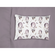 ΜΑΞΙΛΑΡΟΘΗΚΗ ΕΜΠΡΙΜΕ bebe Hot Air Balloon 78 35X45 Lilac 100% Cotton Flannel