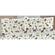 ΜΑΞΙΛΑΡΟΘΗΚΗ ΕΜΠΡΙΜΕ bebe Zoo 557 35X45 White-Grey 100% Cotton