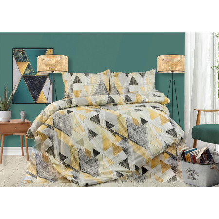 ΠΑΠΛΩΜΑΤΟΘΗΚΗ ΕΜΠΡΙΜΕ Geometrical 333 220X240 Beige 100% Cotton Flannel