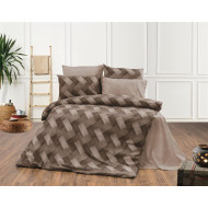 ΣΕΝΤΟΝΙΑ ΕΜΠΡΙΜΕ ΣΕΤ 4 τεμ Αλκμήνη 451 240X270 Beige 70/30 Cott/Pol