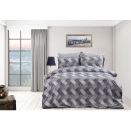 ΣΕΝΤΟΝΙΑ ΕΜΠΡΙΜΕ ΣΕΤ 4 τεμ Αλκμήνη 452 240X270 Grey 70/30 Cott/Pol