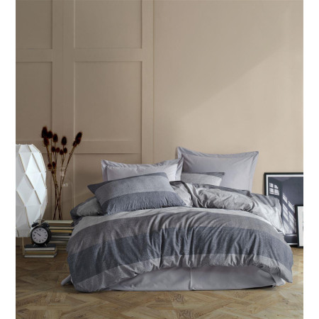 ΣΕΝΤΟΝΙΑ ΕΜΠΡΙΜΕ ΣΕΤ 4 τεμ Νεφέλη 342 220X240 Grey 70/30 Cott/Pol