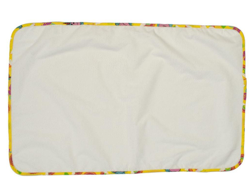 Σελτεδάκι Αδιάβροχο bebe 143 50X80 Λευκό/Κίτρινο Cotton 100%