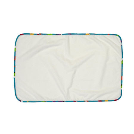 Σελτεδάκι Αδιάβροχο bebe 144 50X80 Λευκό/Θαλασσί Cotton 100%