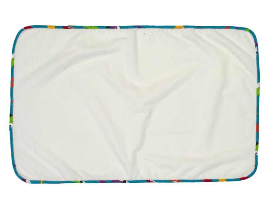 Σελτεδάκι Αδιάβροχο bebe 144 50X80 Λευκό/Θαλασσί Cotton 100%