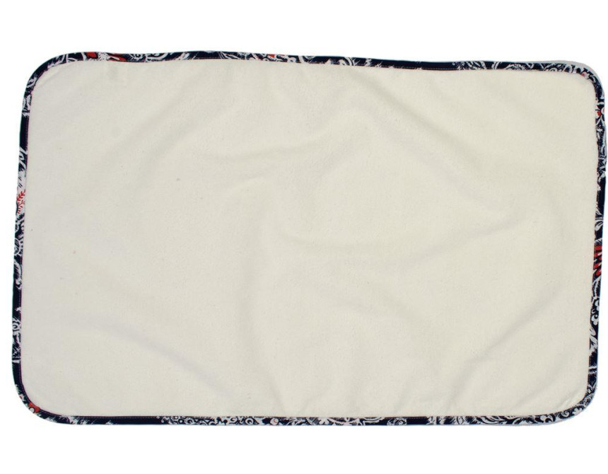 Σελτεδάκι Αδιάβροχο bebe 154 Λαχούρ 50X80 Λευκό/Navy Blue Cotton 100%