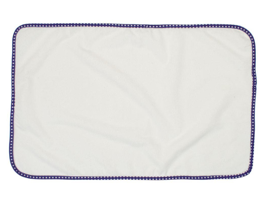 Σελτεδάκι Αδιάβροχο bebe 133 Πουά 67X90 Λευκό/Μωβ Cotton 100%