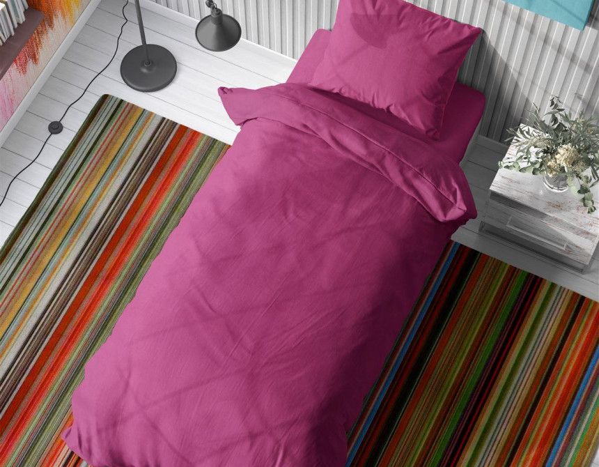 Σεντόνι 1 τεμ Solid 499 160X240 Fuchsia 100% Cotton