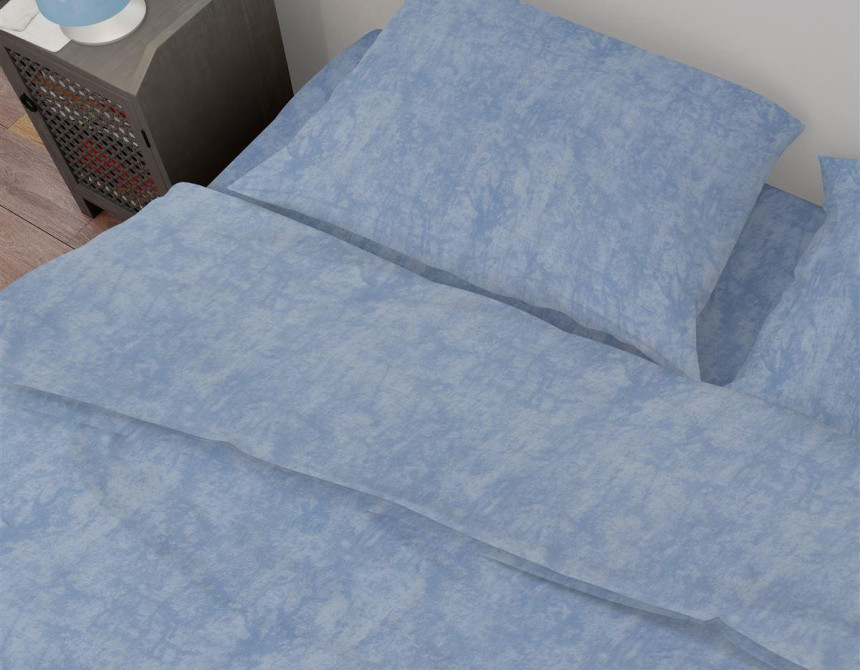 Σεντόνι 1 τεμ Premium Shadow 614 240X270 Sky Blue 100% Cotton