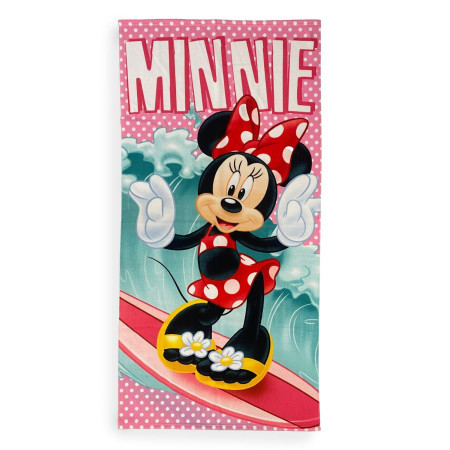 Πετσέτα Θαλάσσης Quick Dry Disney Home Minnie 36 70X140 Turquoise 100% Microfiber