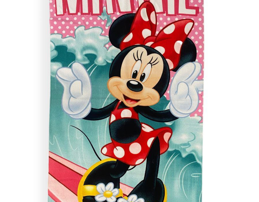 Πετσέτα Θαλάσσης Quick Dry Disney Home Minnie 36 70X140 Turquoise 100% Microfiber