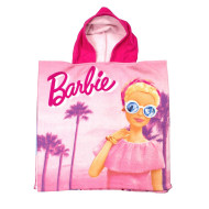 Πόντσο Θαλάσσης Quick Dry Mattel Barbie 86 50X100 Pink 100% Microfiber