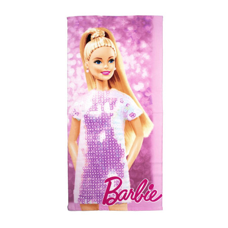Πετσέτα Θαλάσσης Quick Dry Mattel Barbie 85 70X140 Pink 100% Microfiber