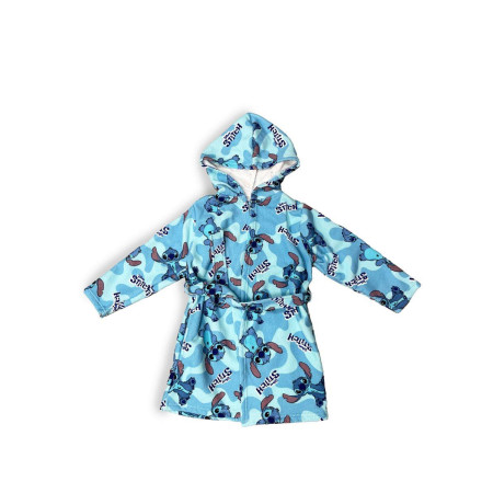 Μπουρνούζι Disney Home Lilo & Stitch Sky Blue 100% Microfiber Sky Blue 3-4