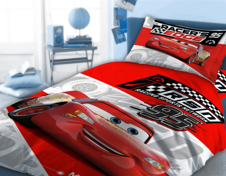 Σεντόνια Σετ 4 τεμ Disney Home Cars 774 160X240 Pink 100% Cotton