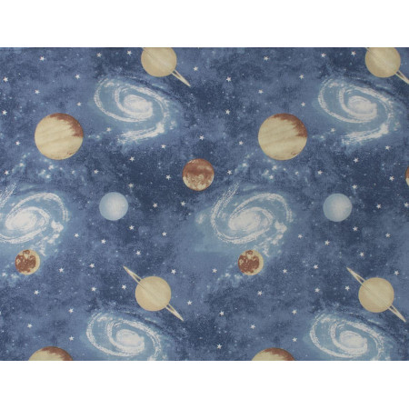 Πάνα Χασέ bebe Milky Way 185 80X80 Blue 100% Cotton