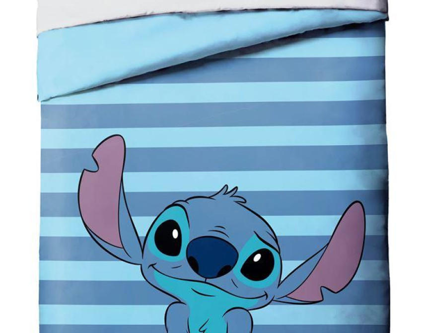 Πάπλωμα Disney Home Lilo & Stitch 43 160X240 Sky Blue 100% Microfiber