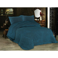 Κουβερτοπάπλωμα Popcorn Fleece 700 gsm 1950 Petrol 220Χ240 100% Polyester