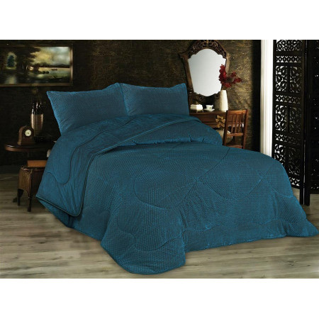 Κουβερτοπάπλωμα Popcorn Fleece 700 gsm 1950 Petrol 220Χ240 100% Polyester