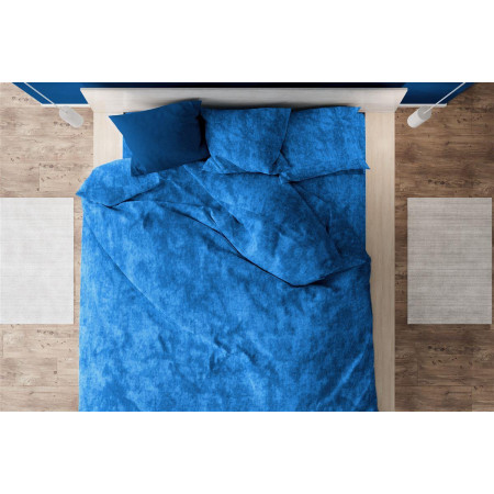 Παπλωματοθήκη Premium Shadow 631 220X240 Electric Blue 100% Cotton