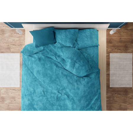 Παπλωματοθήκη Premium Shadow 620 220X240 Turquoise 100% Cotton