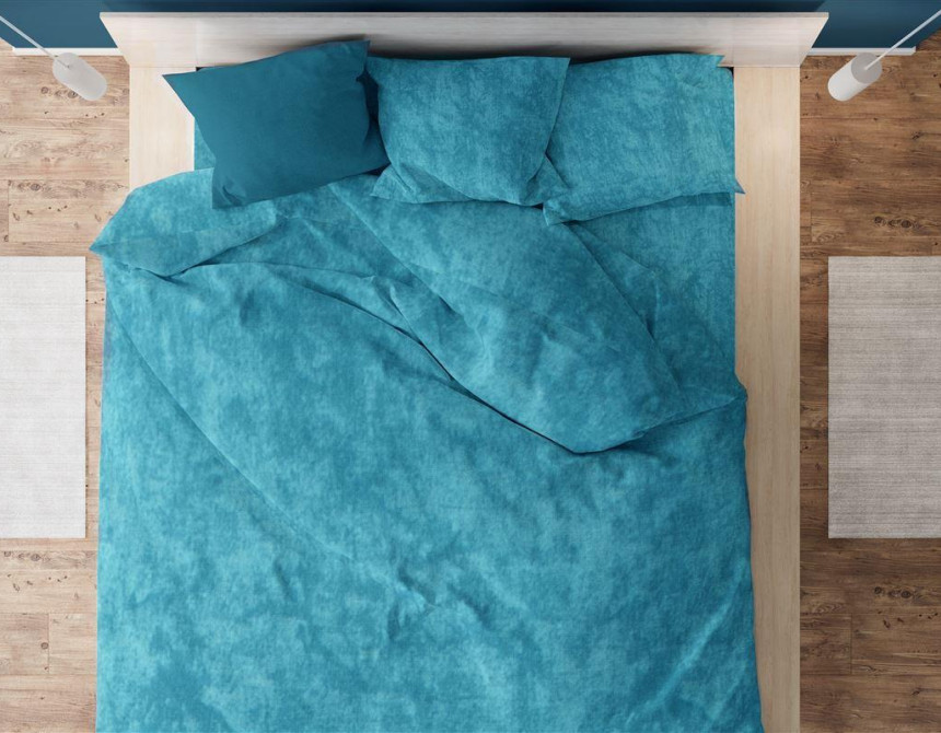 Παπλωματοθήκη Premium Shadow 620 220X240 Turquoise 100% Cotton