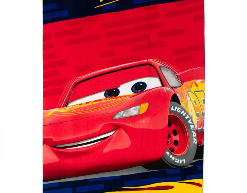 Πετσέτα Θαλάσσης Quick Dry Disney Home Cars 841 70X140 Blue 100% Microfiber