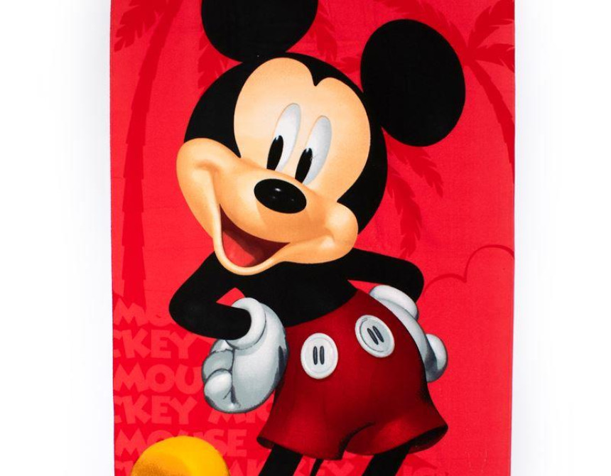 Πετσέτα Θαλάσσης Quick Dry Disney Home Mickey 27 70X140 Red 100% Microfiber