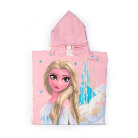 Πόντσο Θαλάσσης Quick Dry Disney Home Frozen 38 50X100 Pink 100% Microfiber