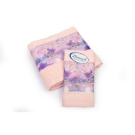 Πετσέτα Σετ 2 τεμ Με Ψηφιακή Εκτύπωση bebe Dreaming Unicorn 320 30X50,70X140 Pink 100% Cotton