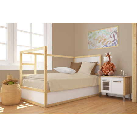 Παπλωματοθήκη bebe Solid 502 120X160 Beige 100% Cotton