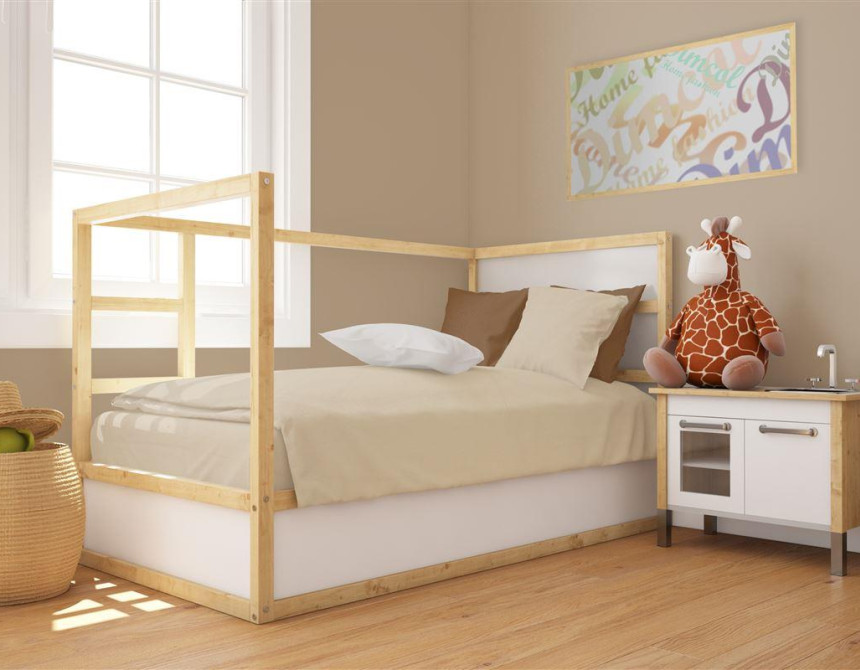 Παπλωματοθήκη bebe Solid 502 120X160 Beige 100% Cotton