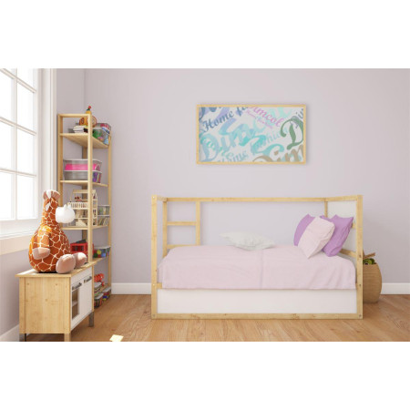 Σεντόνια Σετ 3 τεμ bebe Solid 506 120X160 Light Purple 100% Cotton