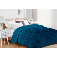 Κουβέρτα Coral Fleece Jacquard Brick 03 160X220 Petrol 100% Polyester