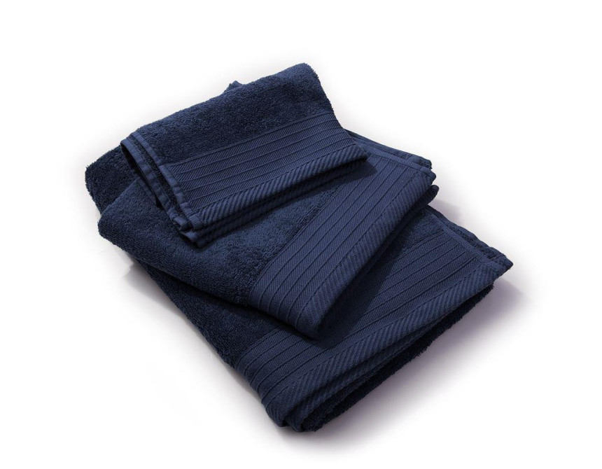 Πετσέτα Πενιέ 500 gr/m² 80X150 Navy Blue 100% Cotton